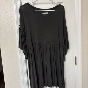 Urban Outfitters Grey Flowy Dress size S
